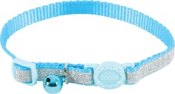 Shiny Nylon Collar Blue